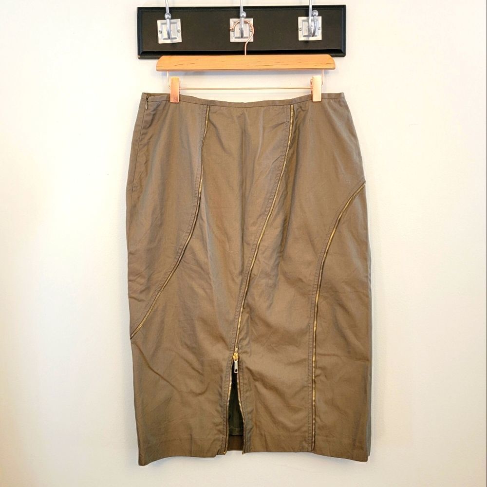 Lafayette 148 Zipper Pencil Skirt - Picture 4 of 9